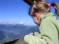 Am Hochgernhaus hat man einen Logenplatz mit gewaltiger Bergkulisse